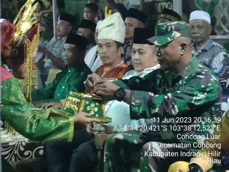 Hadiri Penutupan MTQ Tingkat Kecamatan, Berikut Pesan-pesan Danpos Concong Luar