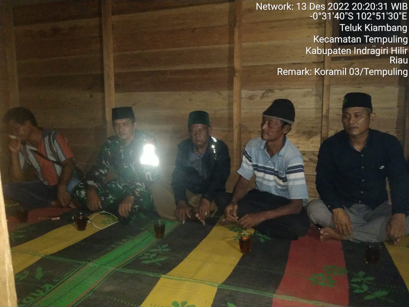 Eratkan Kemanunggalan, Babinsa Koramil 03/Tempuling Hadiri Syukuran Warga Binaan