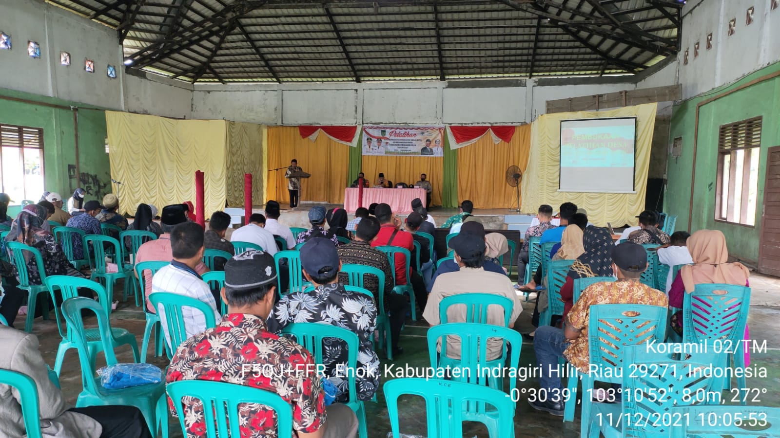 Babinsa Koramil 02/Tanah Merah Hadiri Pembukaan Pelatihan se Kecamatan Enok