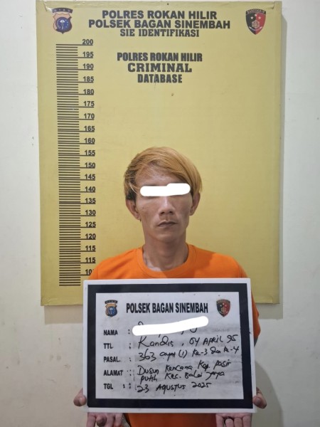 Polsek Bagan Sinembah Ringkus Pelaku Curanmor di Pasir Putih Polsek Bagan Sinembah Ringkus Pelaku Curanmor di Pasir Putih