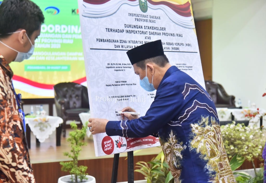 SU Ikuti Rakoor Pengawasan Interen Keuangan dan Pembangunan Riau Tahun 2021