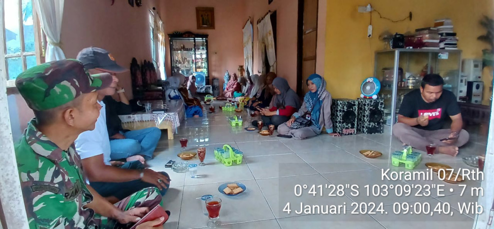 Koramil 07/Reteh Serda Ramli Lakukan Sosialisasi Terkait Pergaulan Bebas di Wilayah