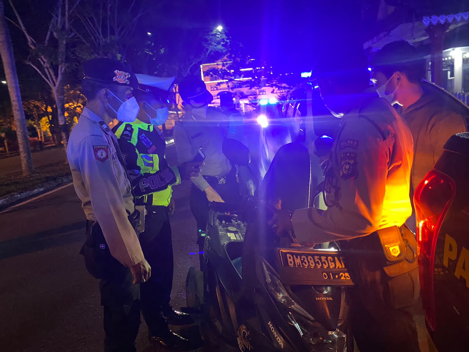 Polres Inhil Lakukan Patroli di Daerah Rawan Kamtibmas