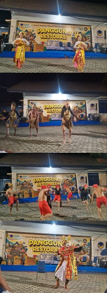 Panggung Restorasi NasDem Riau Diguncang Sajojo dari Papua Panggung Restorasi NasDem Riau Diguncang Sajojo dari Papua