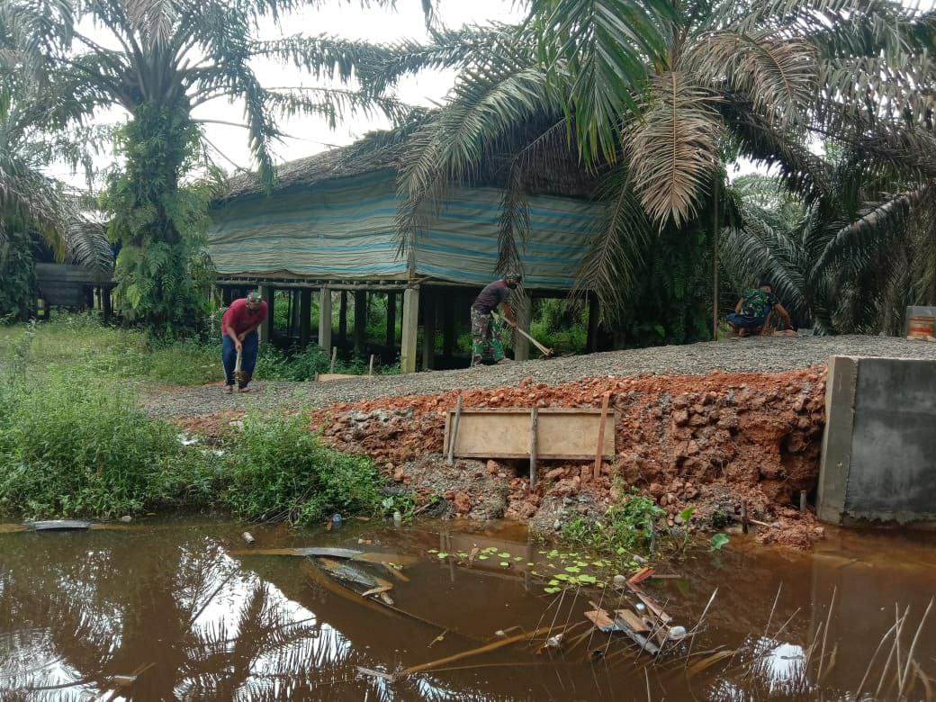 Mantap! Box Culvert Sukadamai Sudah Bisa Dilalui Warga 