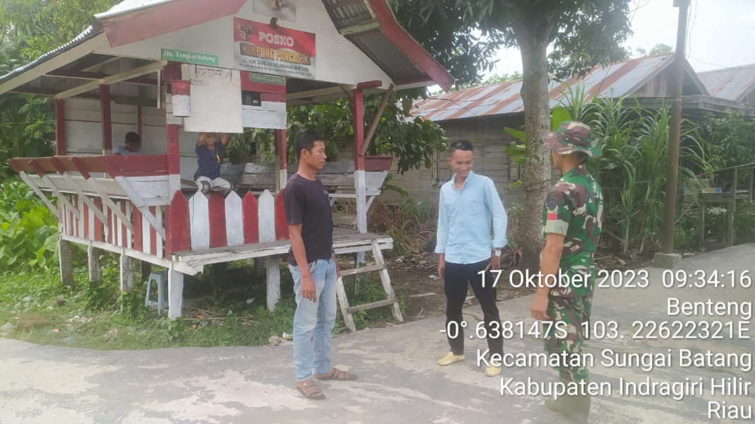 Kepada Generasi Muda, Koramil 07/Reteh Sosialisasikan Isi dan Nilai-nilai Pancasila