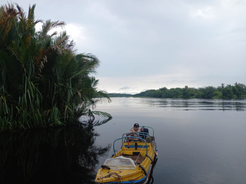 Bhabinkamtibmas Sosialiasi Mengunakan Spead Boat Lakukan Cooling System Pada Warga Binaan
