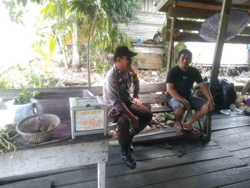 Aiptu Safrizal Zufri Rutin Laksanakan Cooling System Dalam Rangka Operasi Mantap Praja Di Desa Binaan