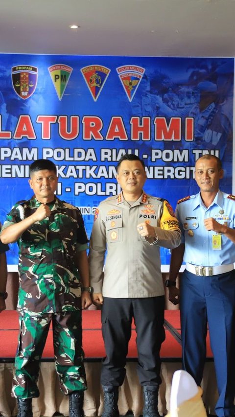 Propam Polda Riau dan Polisi Militer Tiga Matra Bahas Penanganan Jelang Pilkada Serentak