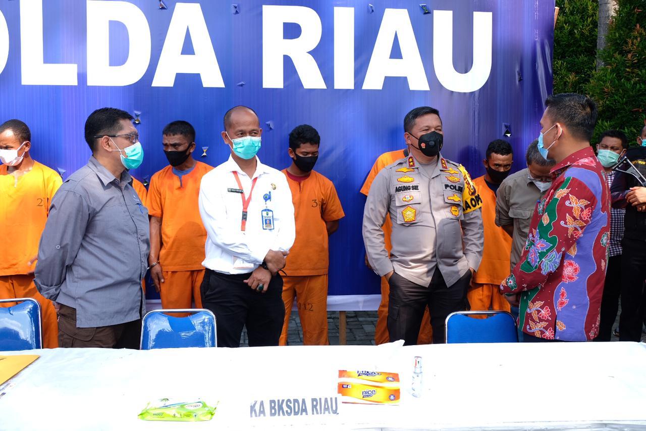 Oknum Usaha Galian C Ilegal Diamankan Tim Ditkrimsus Polda Riau