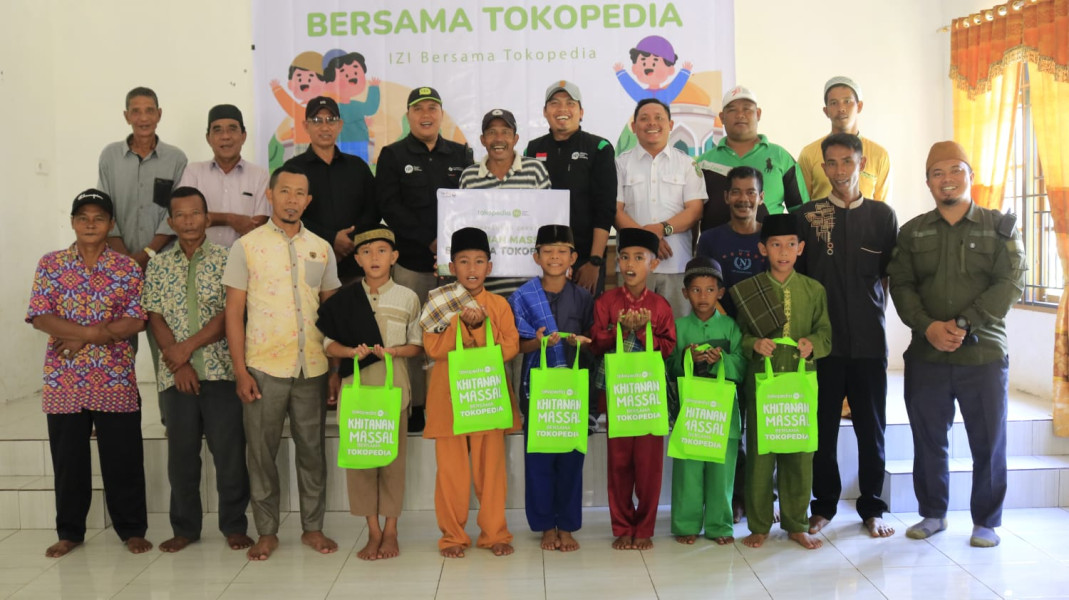 Manfaatkan Liburan Sekolah, Tokopedia bersama IZI Riau Gelar Khitan Massal di Pedalaman Kepulauan Meranti
