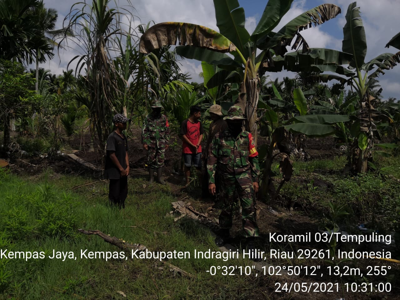 Patroli Dan Sosialisasi Karlahut Terus Gencar Dilakukan Babinsa 03/Tempuling    