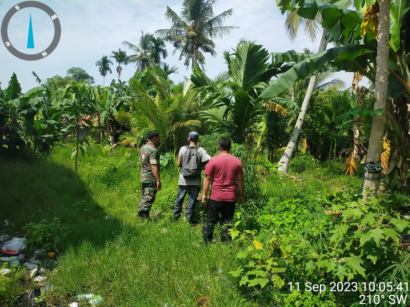 Babinsa Koramil 07/Reteh Turun Untuk Patroli Karlahut Secara Rutin