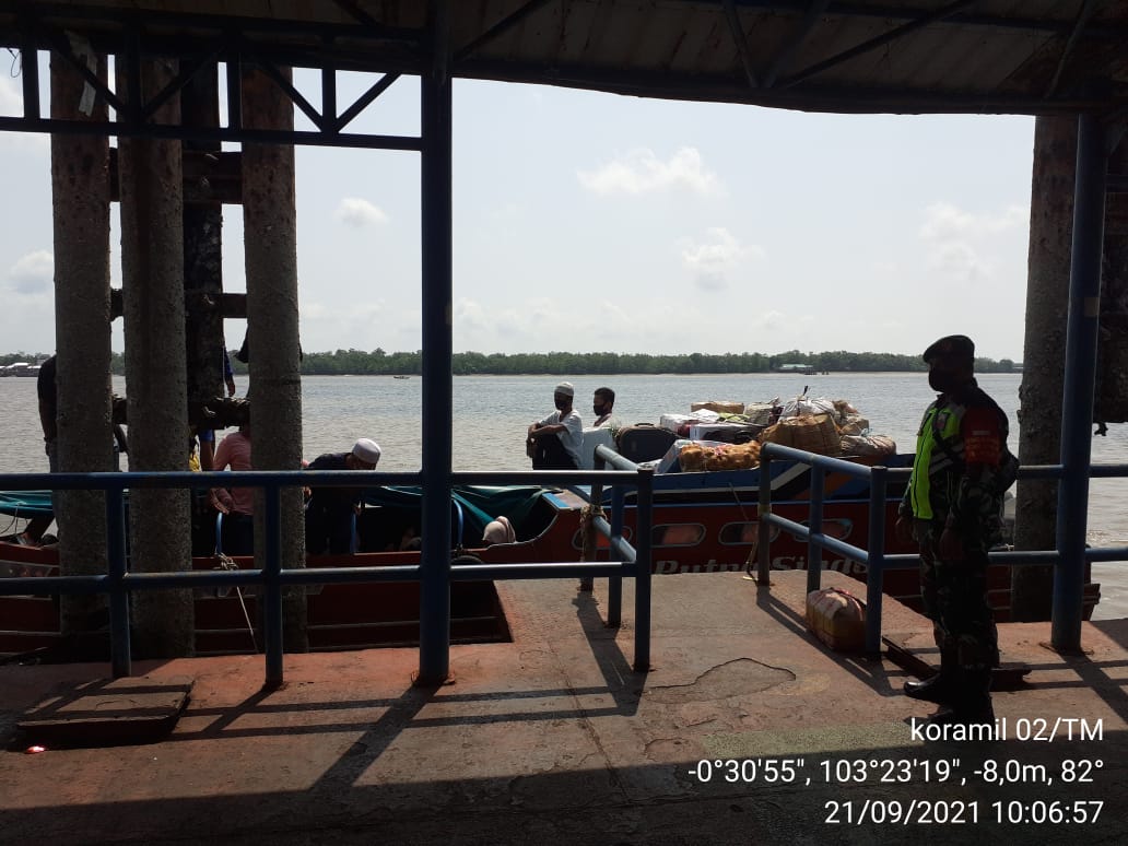 Koramil 02/Tanah Merah Harapkan Masyarakat Patuh Ikuti Protokol Kesehatan