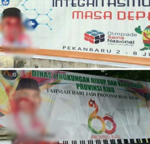 4 Orang Diamankan Polresta Pekanbaru Terkait Dugaan Pengrusakan Baliho Pemprov Riau, Apa Motifnya? 
