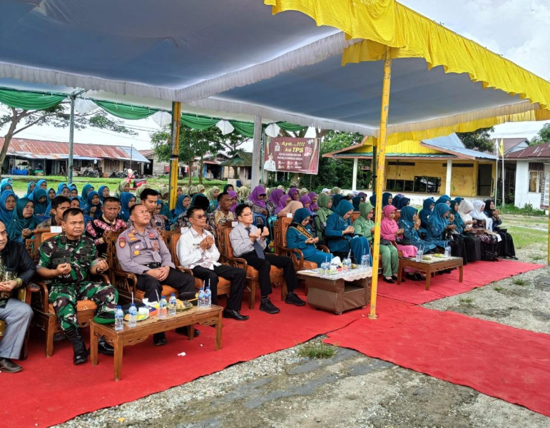 Danramil 03/Tpl Hadiri Pembukaan Jambore PKK Sekaligus Pengukuhan Ketua Pembina Posyandu, Bunda Literasi, Bunda Paud, Bunda Asuh Stunting dan Pokja Bunda Paud