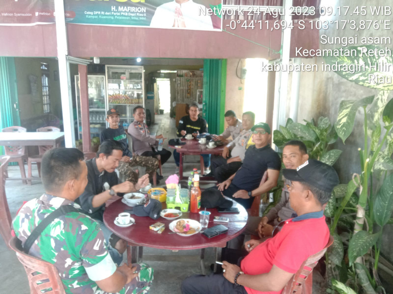 Himbauan Kepada Masyarakat Untuk Menghindari Narkoba dan Pencurian Oleh Koramil 07/Reteh Serda Pardamean