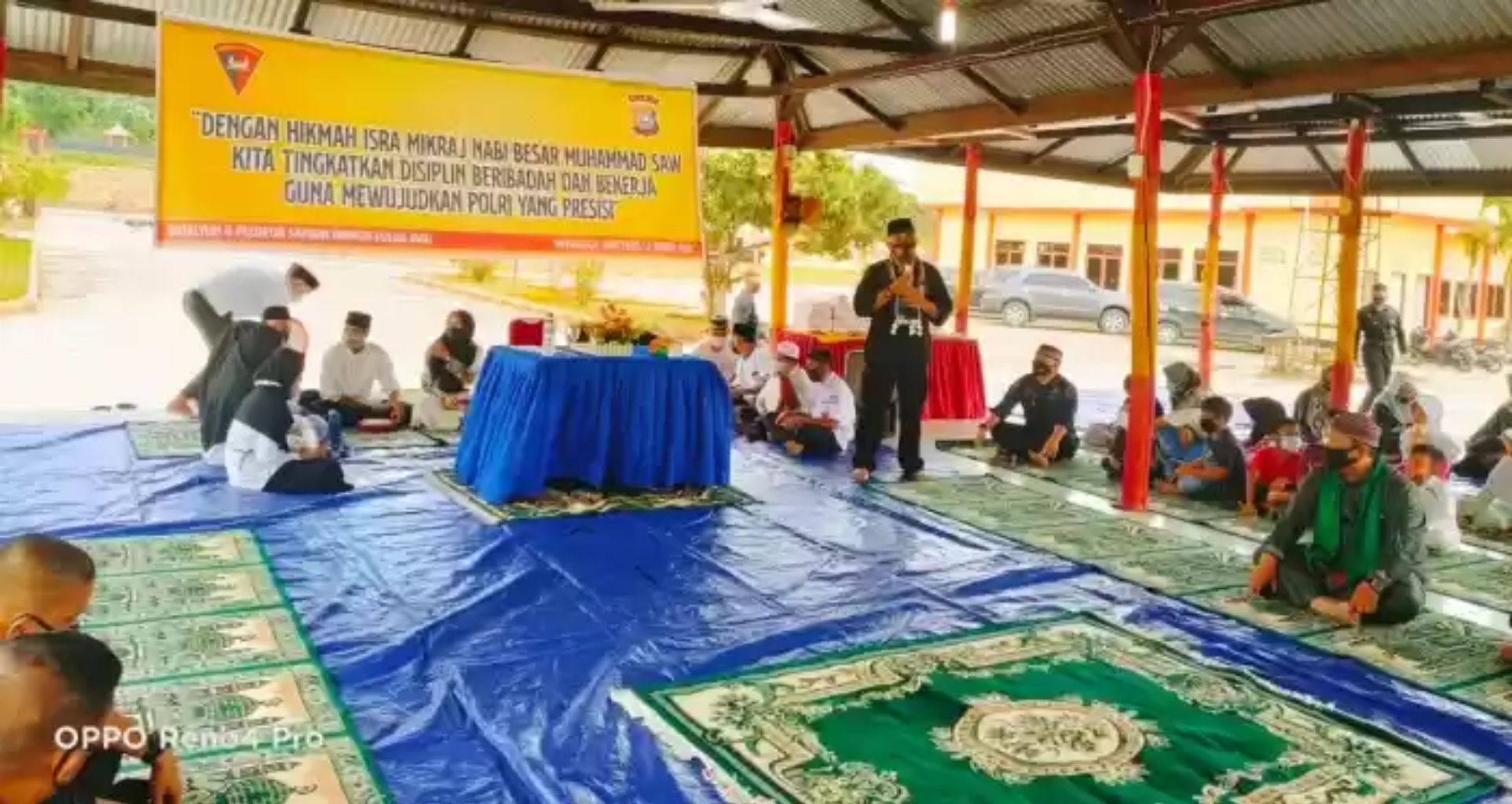 Batalyon B Pelopor Sat Brimob Polda Riau Peringati Isra’ Mi’raj