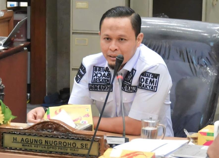 Agung Nugroho Minta Pemprov Riau Agar Cepat Merealisasikan Penanganan Banjir