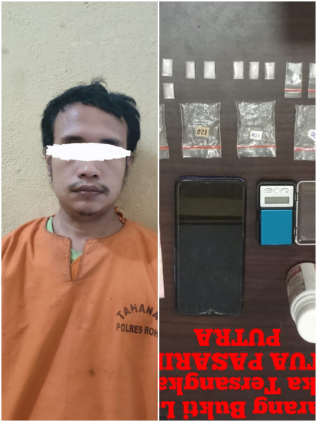 Pengedar Sabu di Bagan Batu, Berhasil di Ringkus Polisi