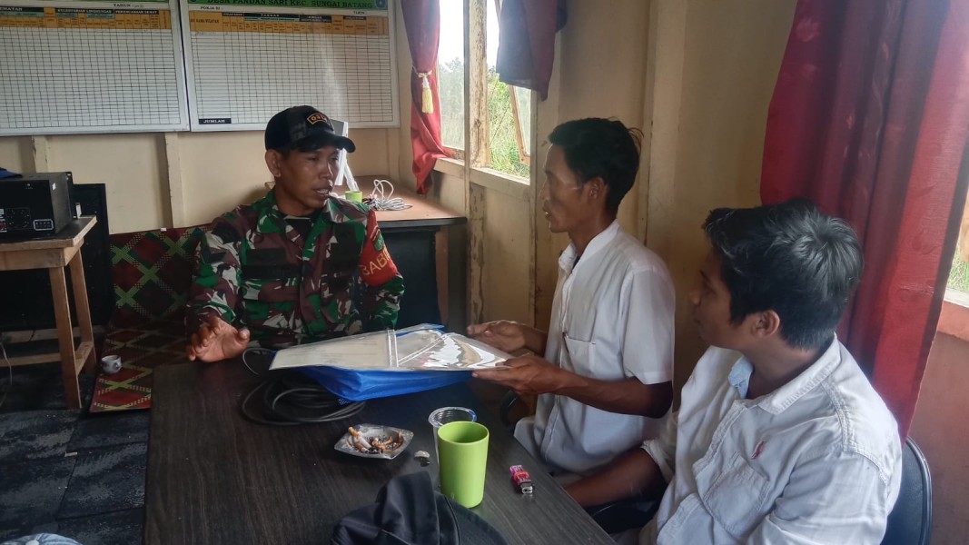 Babinsa Koramil 07/Reteh; Pengawasan SDM, Kunci Keamanan Wilayah yang Stabil