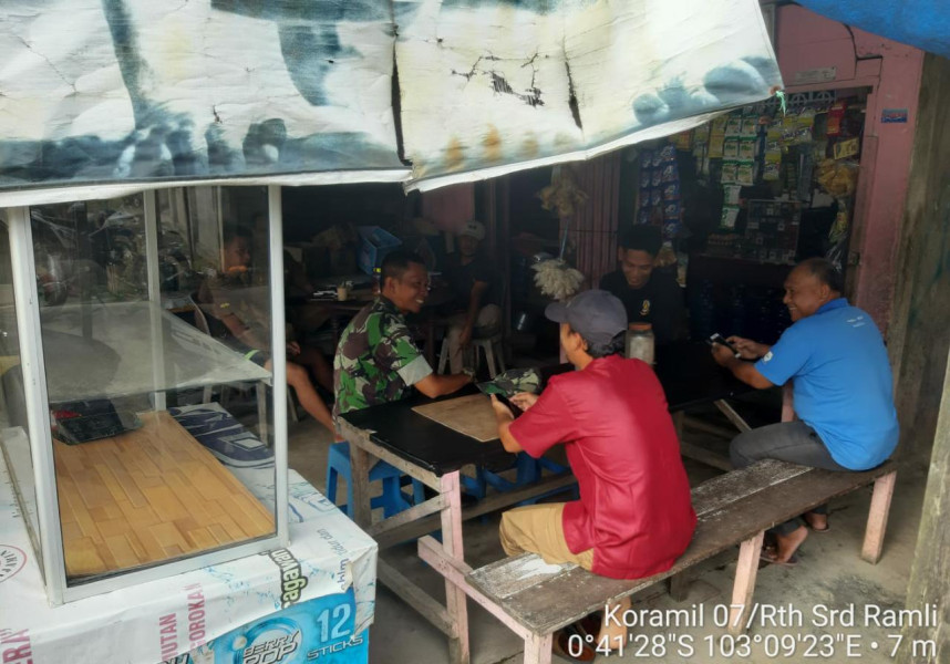 Koramil 07/Reteh Berikan Informasi Yang Perlu Di Wilayah Masyarakat