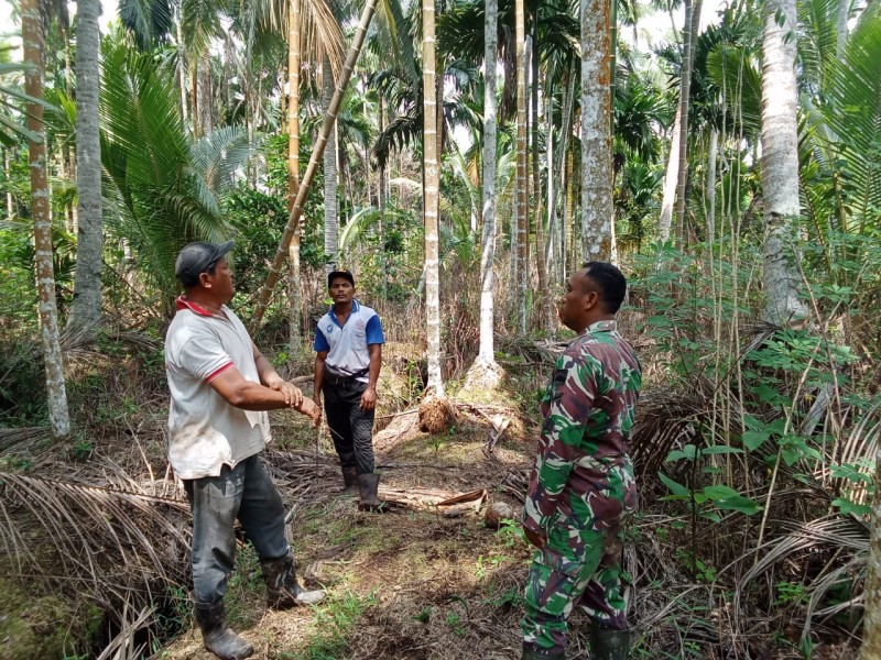 Kegiatan Patroli Karhutla: Babinsa Koramil 07/RTH Jaga Lingkungan