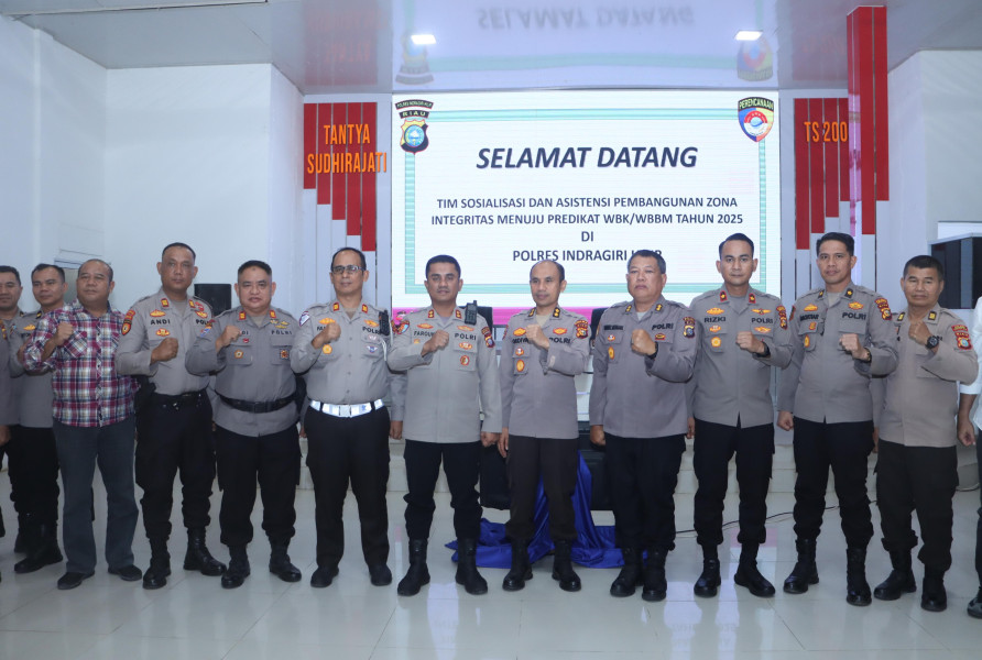Kapolres Tekankan Komitmen Personel Polres Inhil Menuju WBK dan WBBM