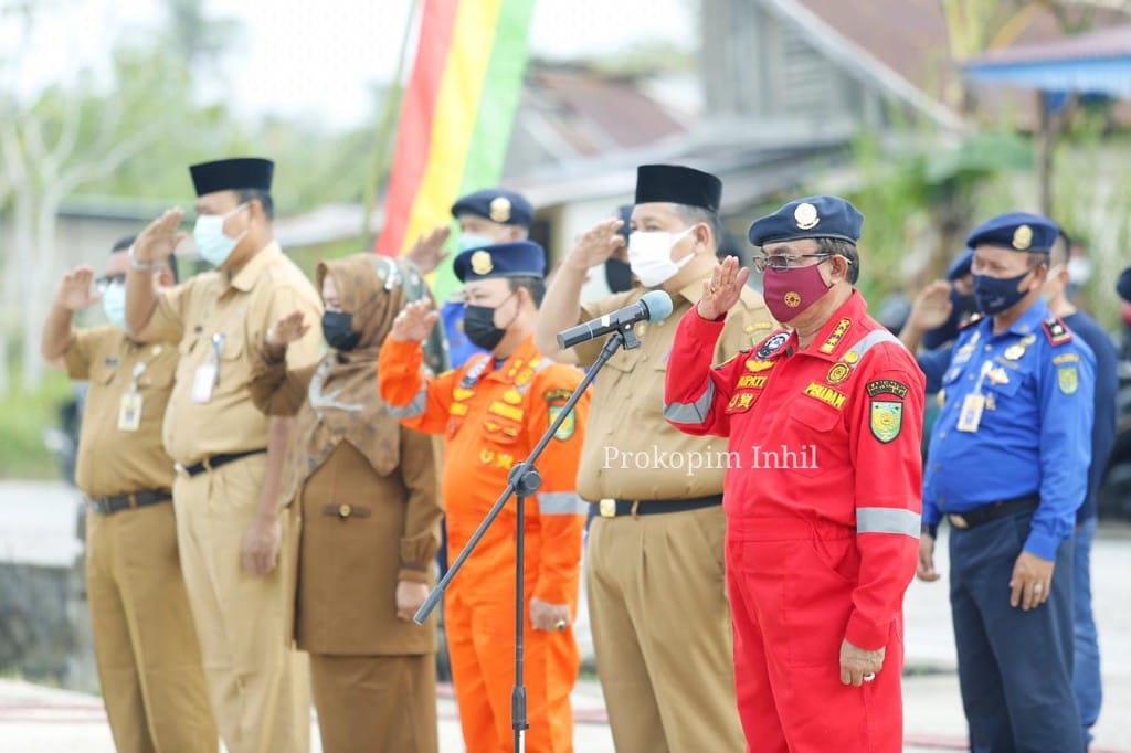 Bupati Inhil Pimpin Apel Peningkatan Disiplin dan Profesional Tugas DPKP