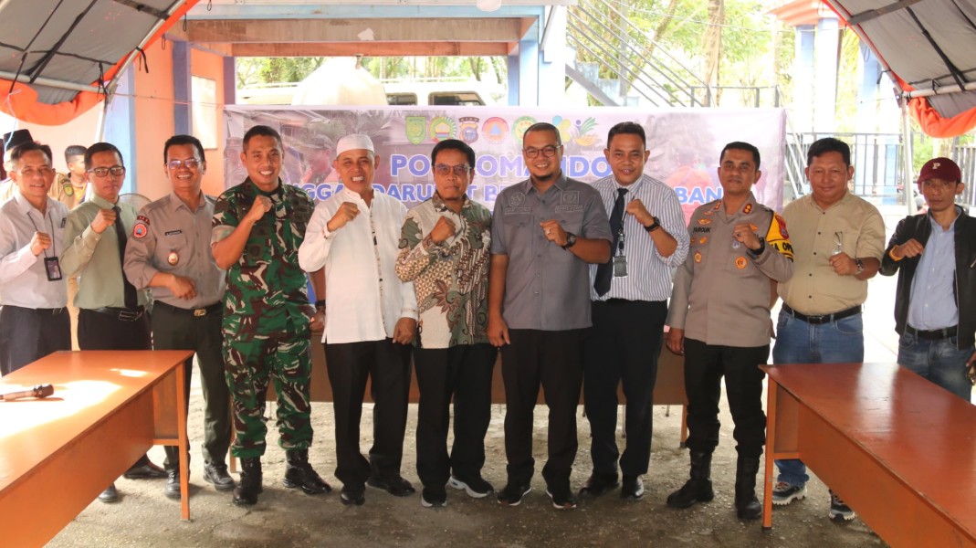 Pemkab Inhil Terima Bantuan Perusahaan untuk Korban Banjir