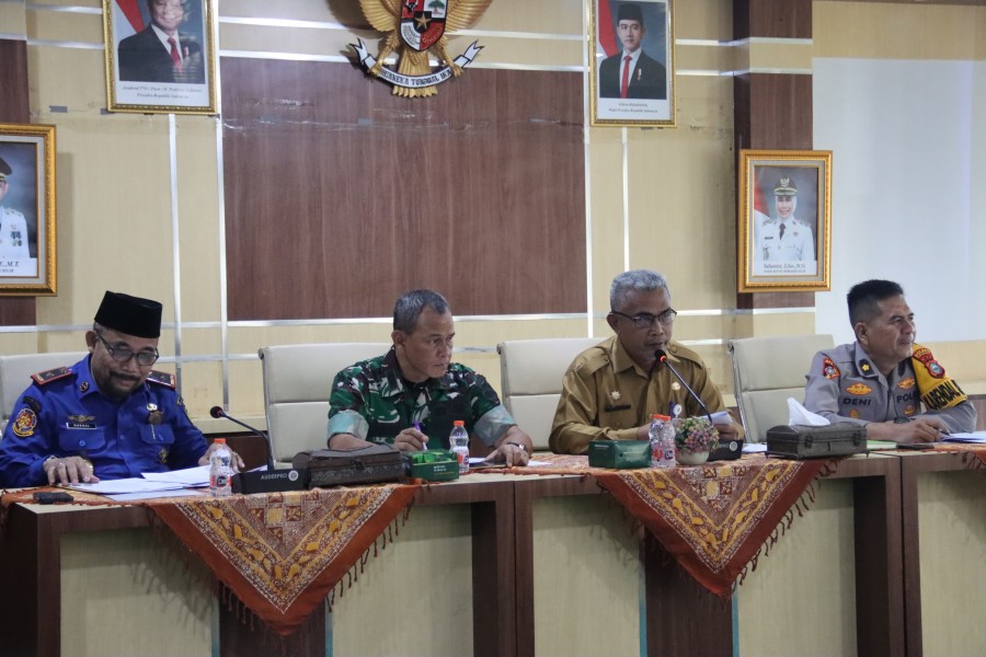 Pemkab Inhil Gelar Rapat Perdana Bahas Persiapan HUT Riau ke-68 dan Kemerdekaan RI ke-80