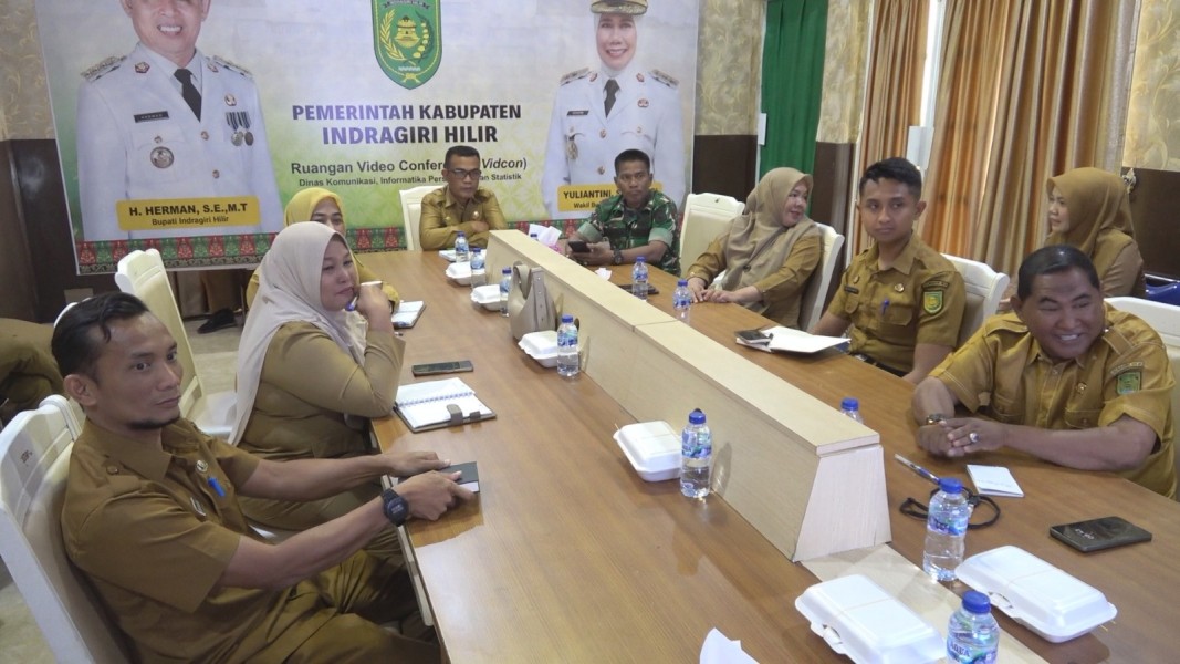 Pemkab Inhil Hadiri Rakor Nasional Pengendalian Inflasi 2025 dan Evaluasi Program 3 Juta Rumah