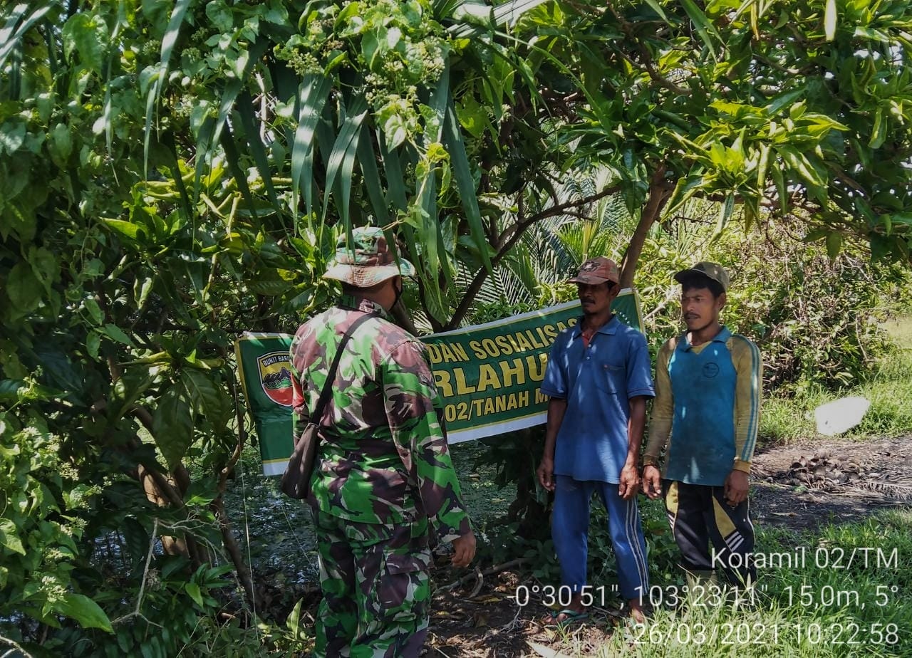 Serda Elia Rahman Lakukan Patroli dan Sosialisasi Karhutla di Desa Pengalihan