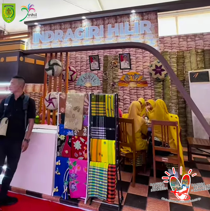 Pemkab Inhil Promosi Batik Khas Inhil Buatan UMKM di Bazar MTQ Tingkat Provinsi Riau di Dumai