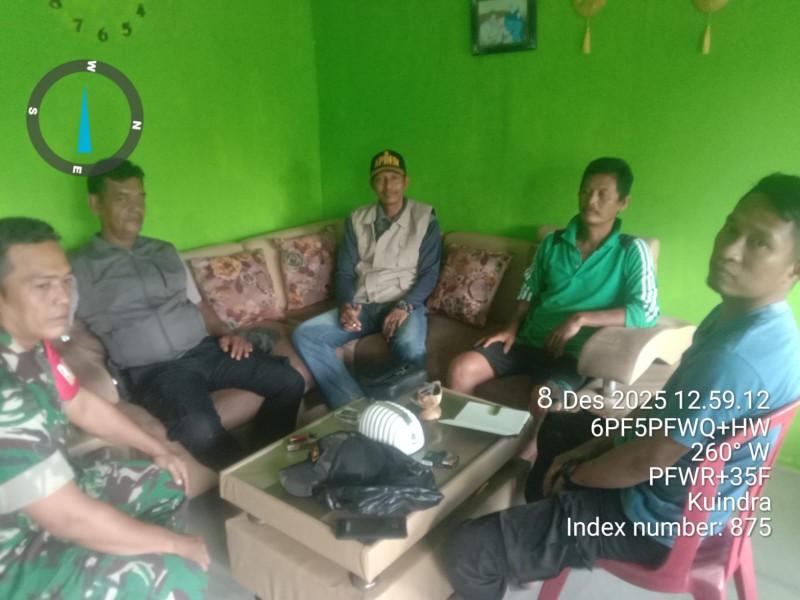 Babinsa Sertu Surachman Pentingnya Komsos Dengan Warga Setempat