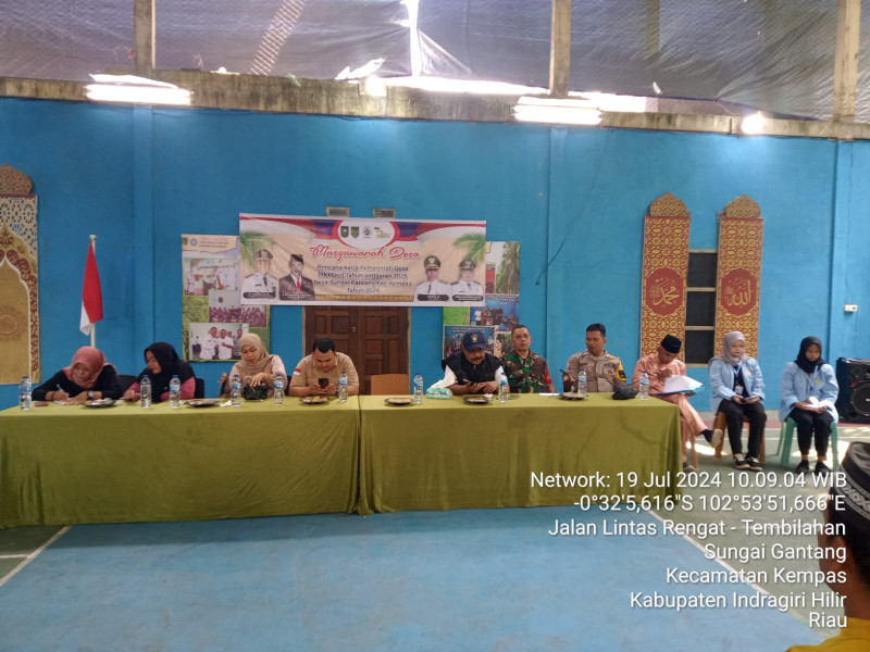Babinsa Koramil 03/Tpl Hadiri Musyawarah Rencana Kegiatan Pembangunan Desa Tahun Anggaran 2025
