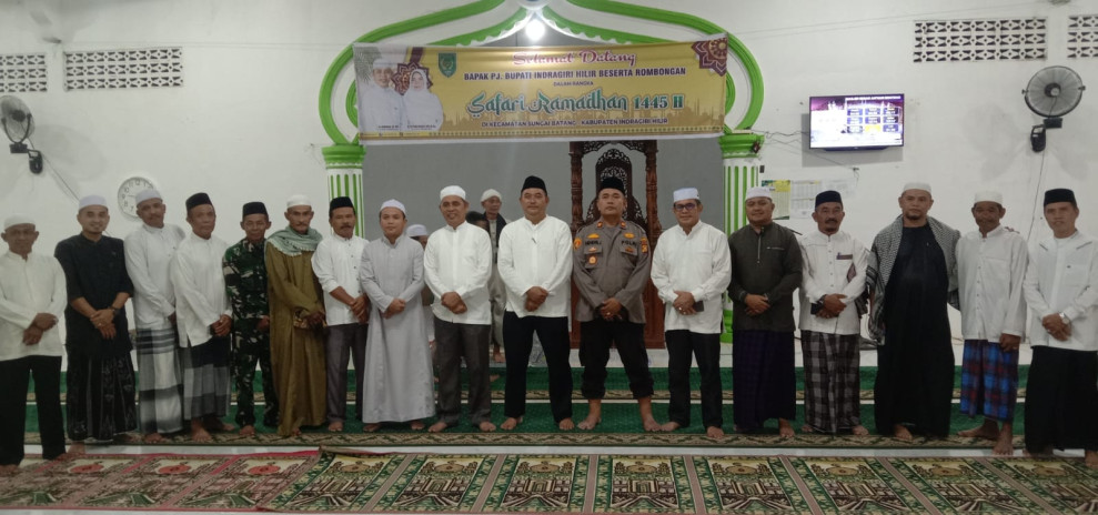 Laksanakan Kunjungan, Danramil 07/Reteh Dampingi Pj Bupati Inhil Dalam Safari Ramadhan di Kecamatan Sungai Batang