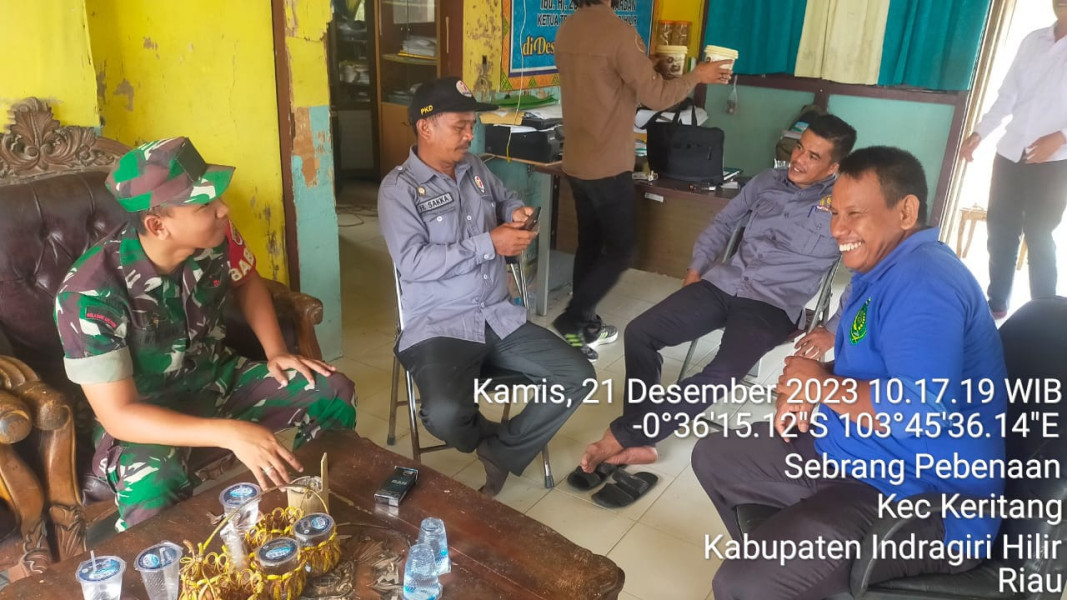 Tingkatkan Sinergitas, Babinsa Koramil 09/Kmg Terus Jalin Hubungan Baik Antar Sesama Di Binaan