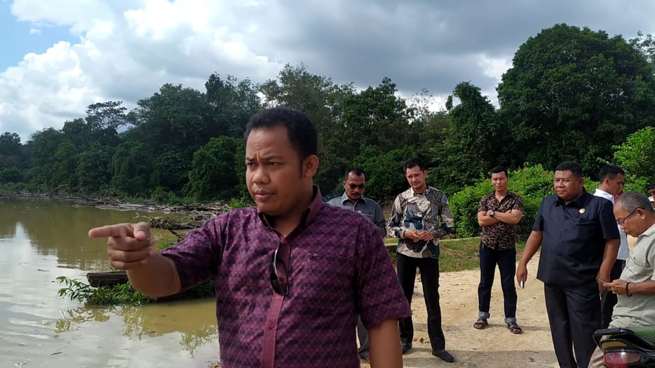 Komisi II DPRD Inhu Menyayangkan Lokasi Banjir Ada Proyek Cetakan Sawah Terlantar