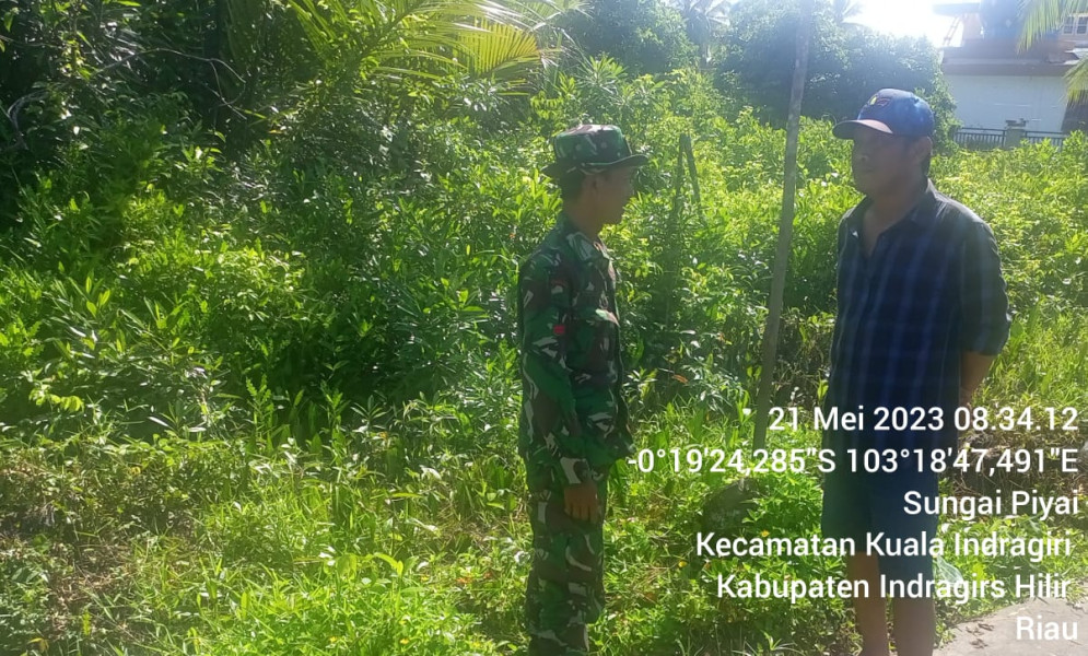 Babinsa Koramil 04/Kuindra Tingkatkan Patroli Terhadap Karlahut Secara Rutin