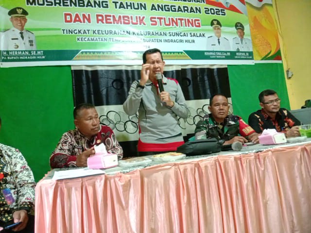 Terkait Pembangunan, Danramil 03/Tpl Hadiri Musrenbangdes Anggaran Tahun 2025