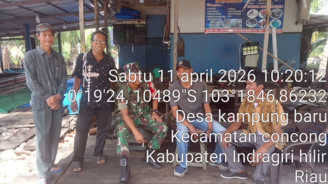 Pratu Jimmy Sembiring Komsos Santai Ajak Warga Kampung Baru Jaga Kesehatan dan Waspada Narkoba