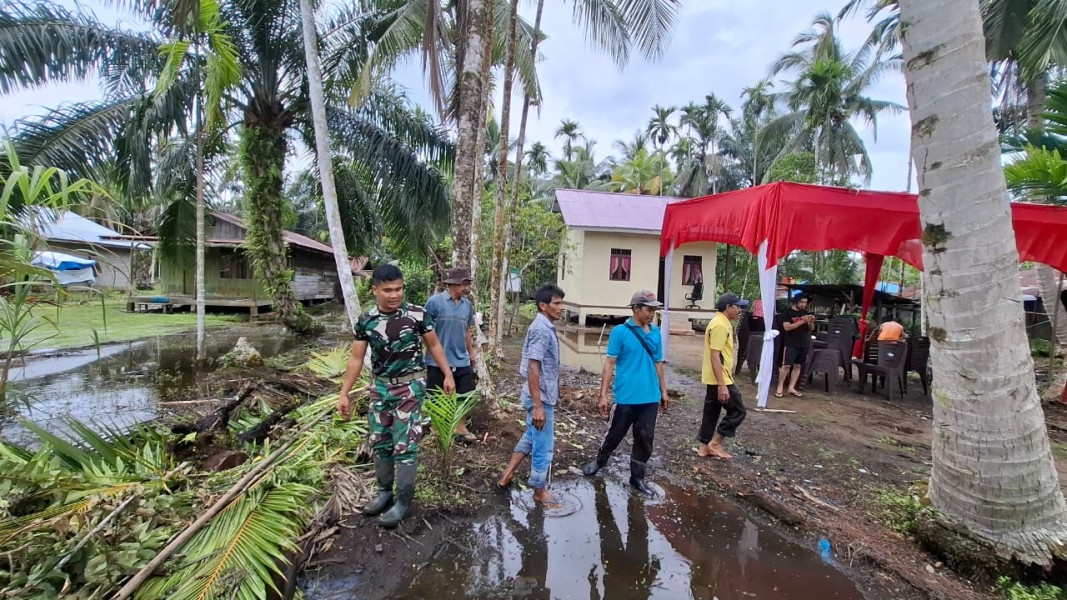 Persiapan Penutupan TMMD ke-123 Inhil, Satgas Pastikan Program Berjalan dengan Baik
