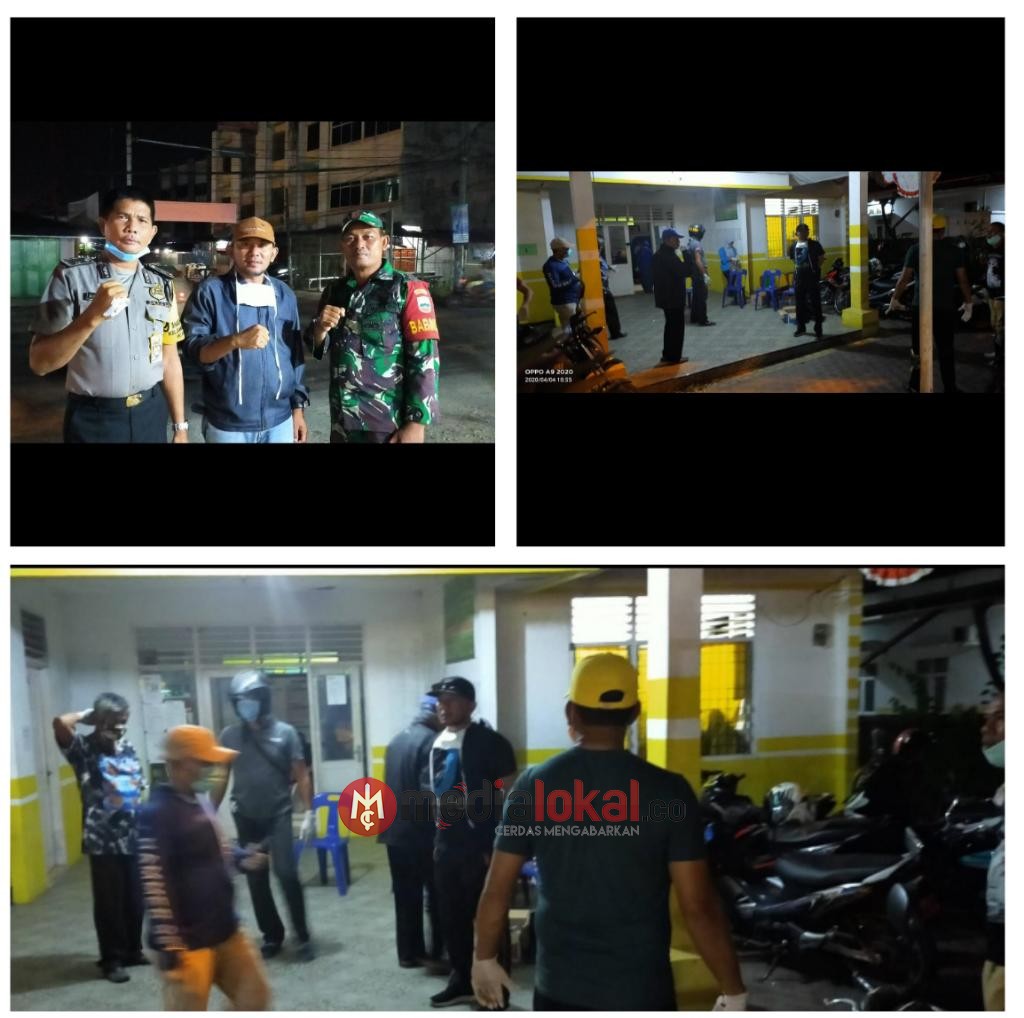 Kelurahan Sirandorung Bersama Aparat dan  Karang Taruna Siaga Terhadap Pandemi Covid-19