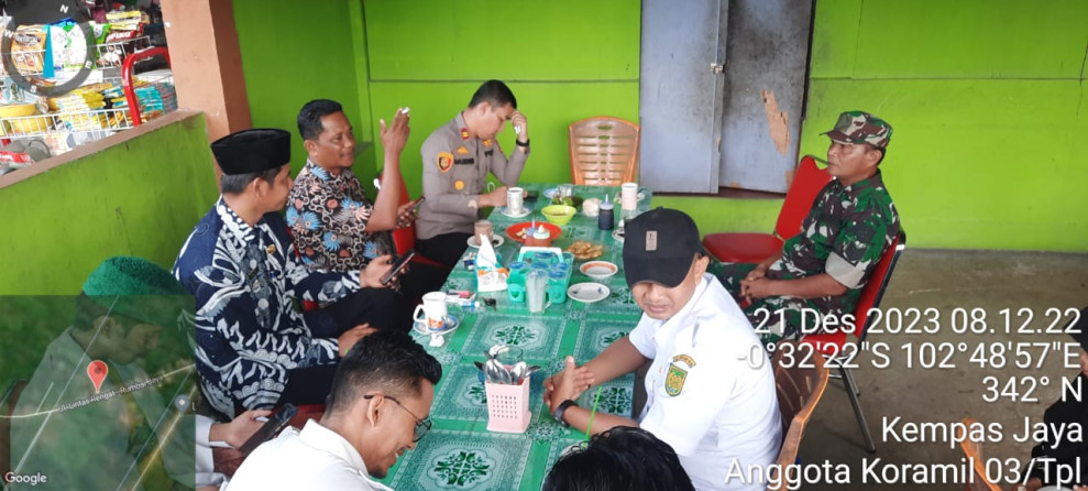Jalin Kerjasama, TNI-Polri Tingkatkan Sinergitas Bersama Para Nakes Puskesmas Kempas
