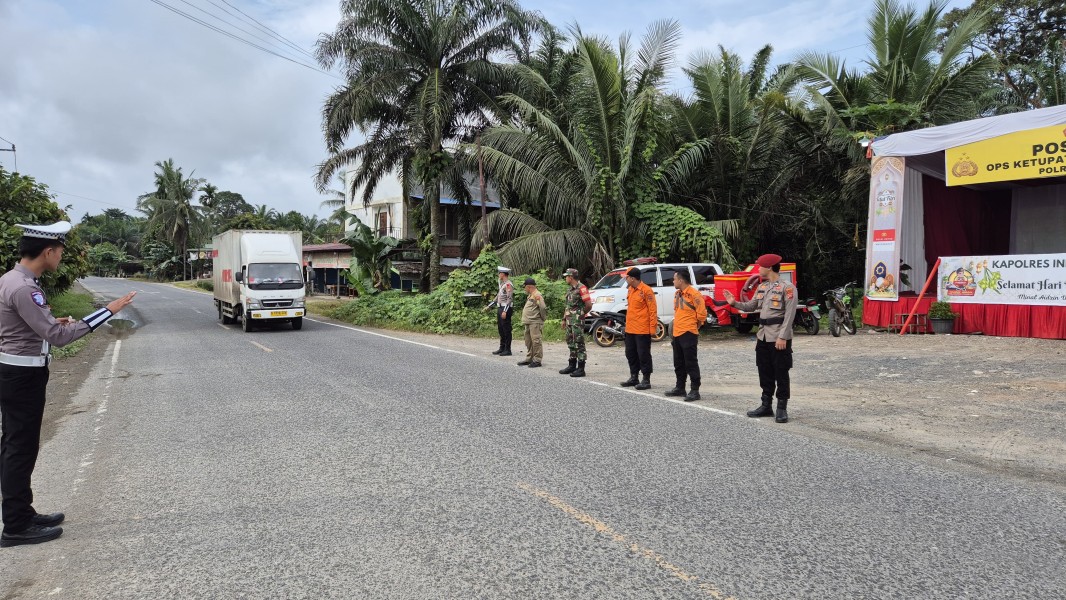Pengamanan Arus Balik Hari Raya Idul Fitri 2025 di Wilayah Koramil 09/Kemuning Berjalan Lancar