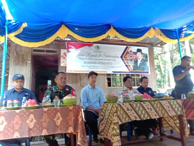 Babinsa Koramil 03/Tpl Hadiri Temu Ramah dan Silaturahmi Anggota DPRD Kabupaten Inhil