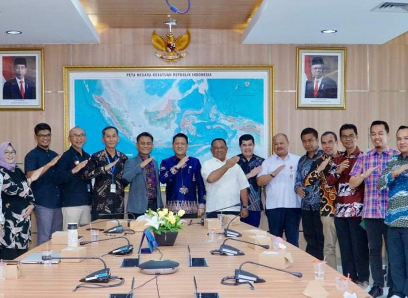 Terkait RDTR, Pj Bupati Kampar Lakukan MoU Dengan Badan Informasi Geospasial