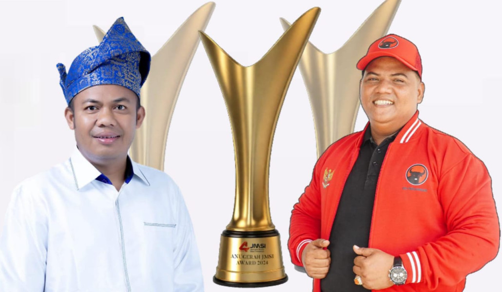 Duo Dodi Terima Penghargaan JMSI Riau Award 2024, Ini Katagorinya