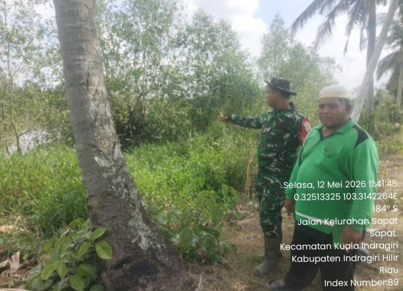 Dari Sapat Untuk Inhil: Praka Adzan Niko, Karhutla Bisa Ditaklukkan Kalau TNI Dan Warga Jalan Bersama